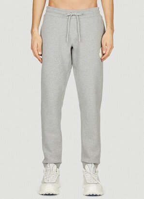 Logo Patch Fleece Track Pants - Man Track Pants Grey L