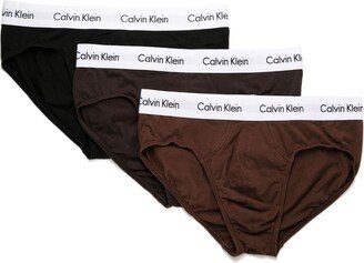 Logo-Waistband Cotton-Blend Briefs (Set Of Three)