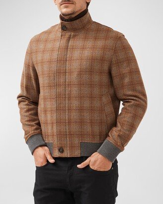 Men's Hampstead Check Bomber Jacket