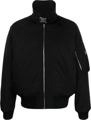 Bomber jacket with pockets