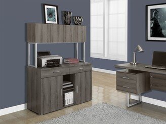 Dark Taupe Reclaimed-look 48-inch Office Credenza