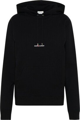 Logo Printed Drawstring Hoodie-AR