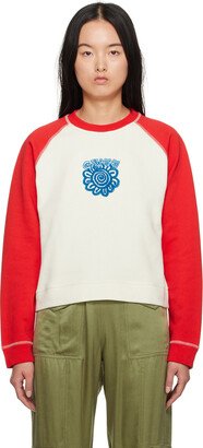 White & Red Isoli Sweatshirt