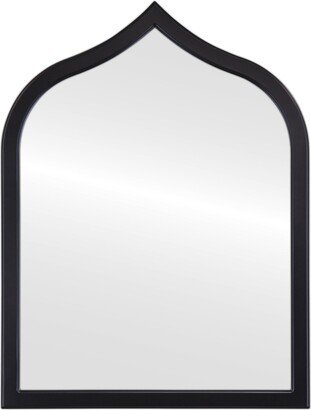 OVALCREST Mifflin Framed Vanity Mirror - Teardrop Cathedral - 24.4x32.4