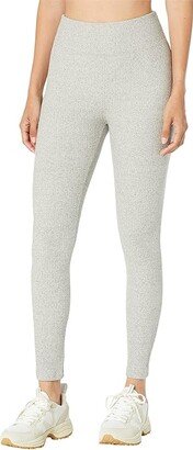 MWL Superribbed High-Rise 26 1/2 Leggings (Marled Grey) Women's Casual Pants