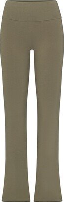 Cotton Jersey Foldover Pant | Army