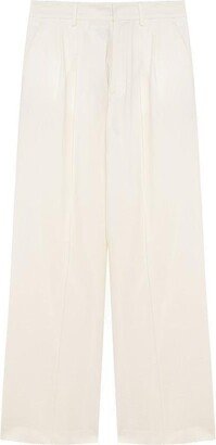 High Waisted Straight Leg Trousers-AC