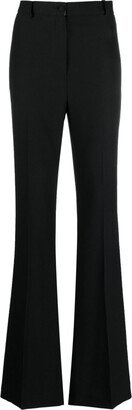 Pleat-Detailing High-Waist Trousers-AA