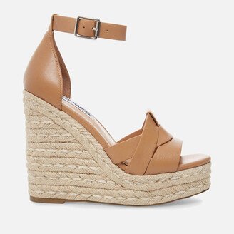 Sivian Leather Wedged Sandals