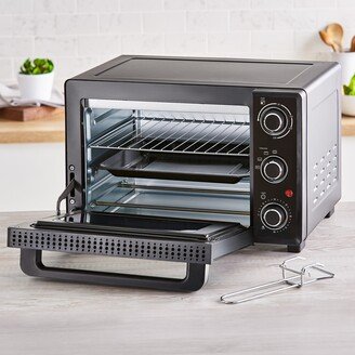 23L Black Mini Oven Black