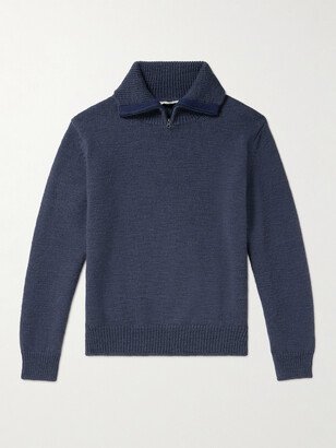 Wool Half-Zip Sweater-AF