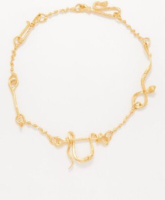 The Medusa Recycled 24kt Gold-plated Necklace