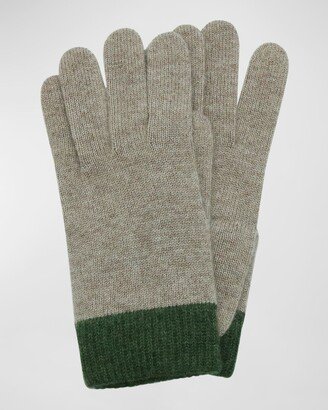 Men's Wool-Cashmere Knit Gloves