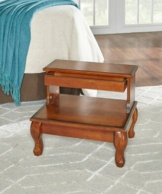 Powell Linon Marris Bed Step Stool with Storage