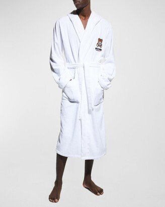 Men's Underbear Embroidered Cotton Robe