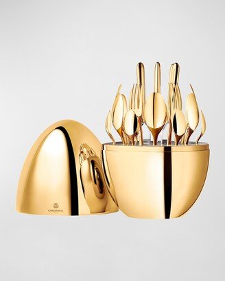 24-Piece Gold Mood Flatware Service