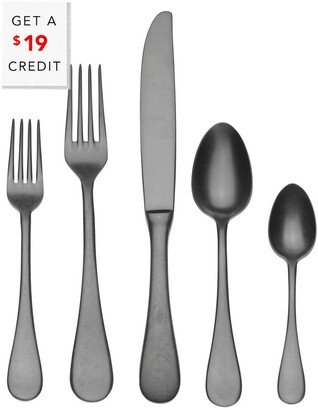 5Pc Flatware Set With $19 Credit