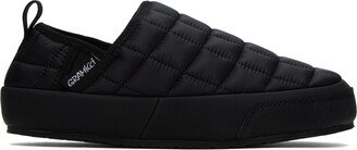 Black Thermal Moc Slippers