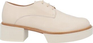 Lace-up Shoes Beige-AE