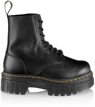 Audrick 8-Eye Leather Combat Boots