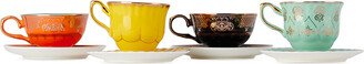 POLSPOTTEN Multicolor Grandpa Teacup Set