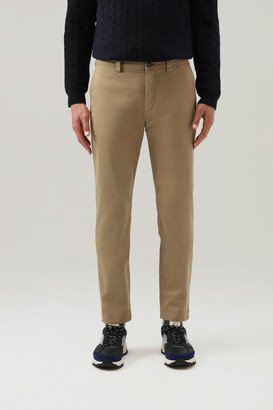 Stretch Cotton Chino Pants-AB