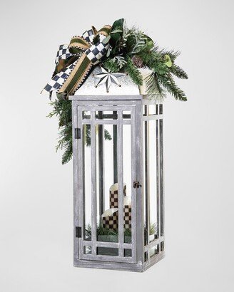 Farmhouse Fireside Lantern Arrangement