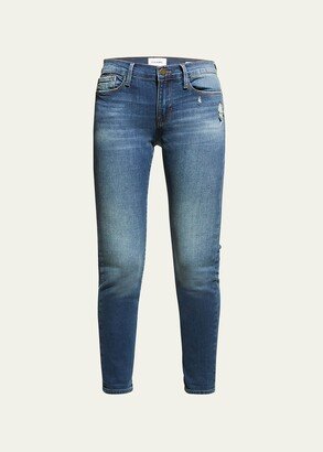 Le Garcon Classic Boyfriend Cropped Jeans-AA