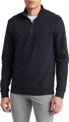 Sidney Quarter Zip Cotton Pullover