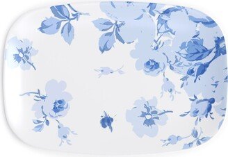 Serving Platters: Emalyn Serving Platter, Blue