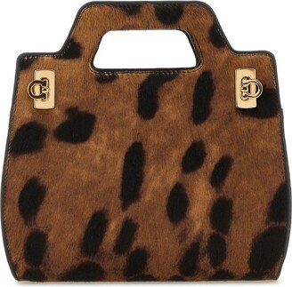 Wanda Mini Leopard-Printed Tote Bag
