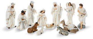 Resin Nativity Figurine Set, 12 Piece