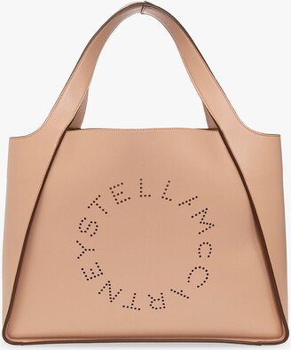 Shopper Bag With Logo - Pink