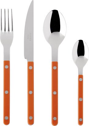 Orange Bistrot Brilliant Flatware Set, 24 pcs