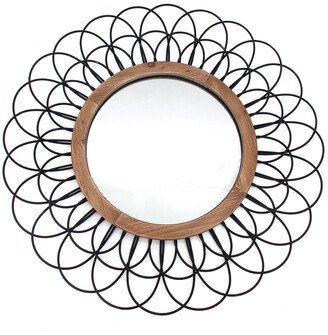 Metal Loop Wall Mirror