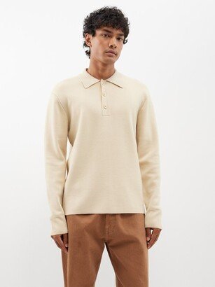 Harald Knitted Long-sleeved Polo Shirt