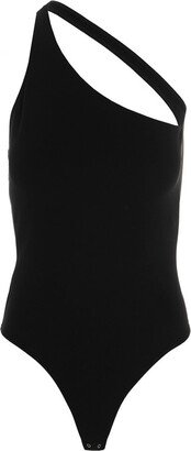 Open-Back One Shoulder Bodysuit-AA