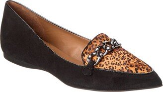 Perk Haircalf & Suede Flat