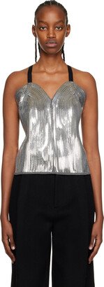 Silver Sequinned Camisole