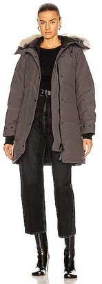 Shelburne Parka with Coyote Fur in Charcoal