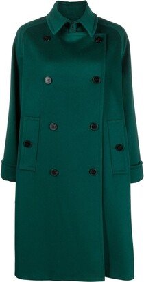 Double-Breasted Virgin Wool Coat-AS