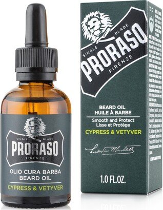 Beard Oil - Cypress & Vetyver Scent, 1 oz.