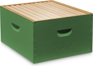 Honey Keeper Complete Deep Hive Body Kit, Painted, Assembled with 10-Frames