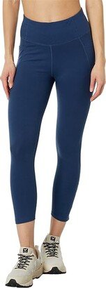 Pureactive High-Rise Crop Leggings (French Navy) Women's Clothing