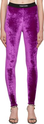 Purple Signature Leggings