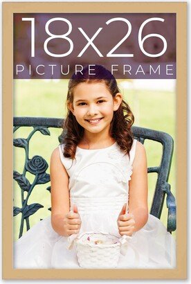 CustomPictureFrames.com 18x26 Shadow Box Frame Brown | 0.875 inches Deep Real Wood