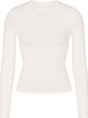 Soft Smoothing Seamless Long Sleeve T-Shirt | Marble