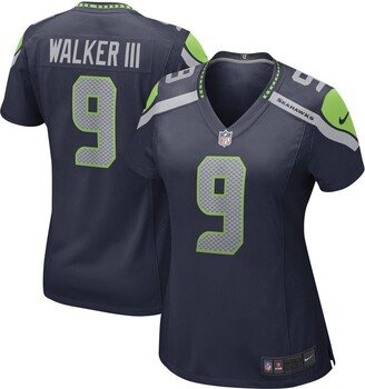 Women's Kenneth Walker Iii College Navy Seattle Seahawks Game Player Jersey