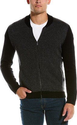 Wool & Cashmere-Blend Bomber Jacket-AC