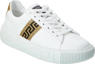 Greca Leather Sneaker